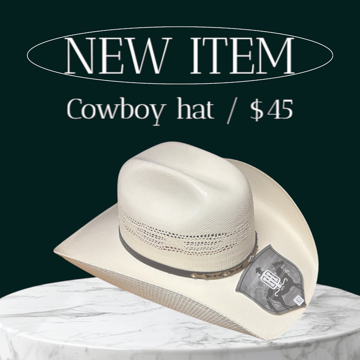 50X Straw Cowboy Hat